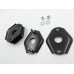 Lower wishbone shock mount plates (pair)